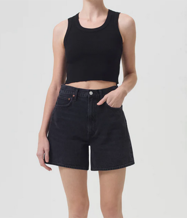 Womens Cropped Poppy Tank