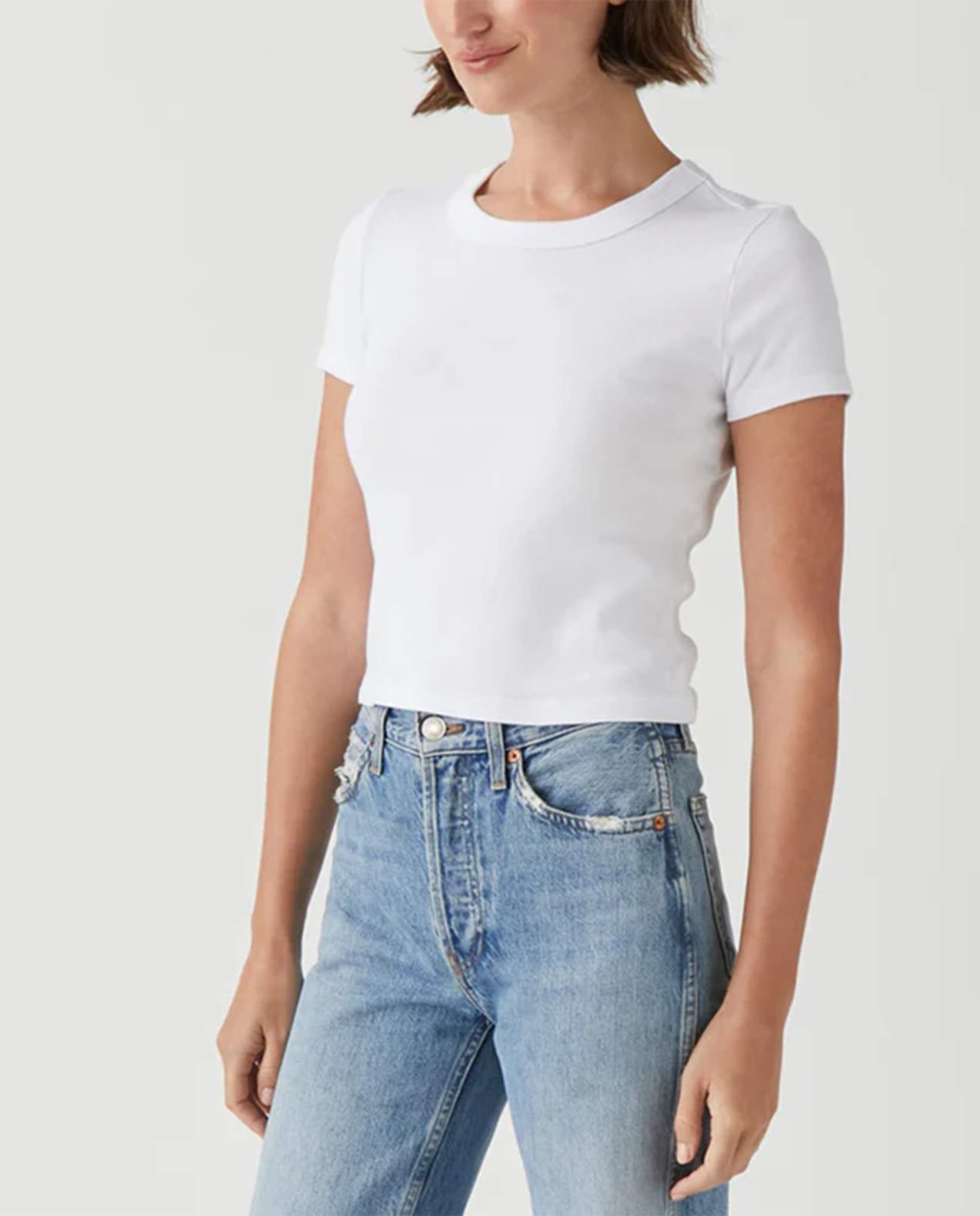 Womens Mimi Crop Tee