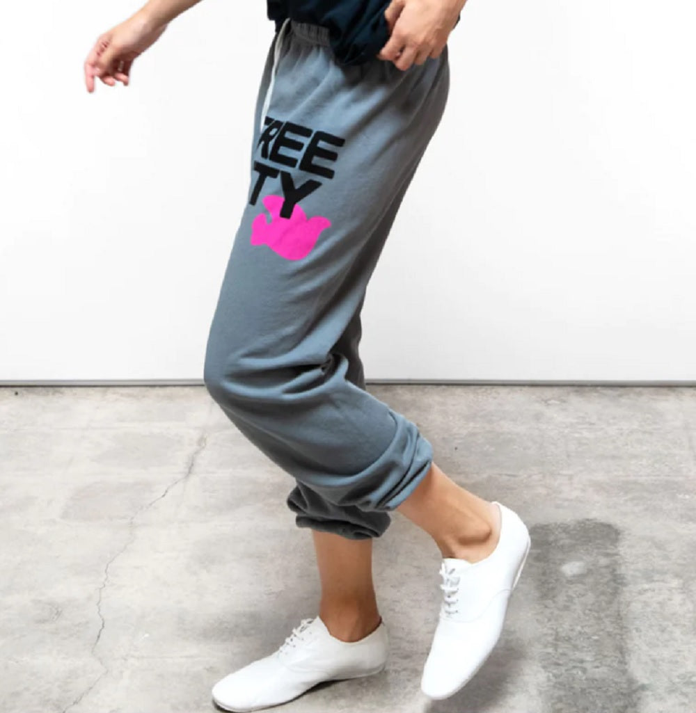 Womens Free City Large Sweatpant B