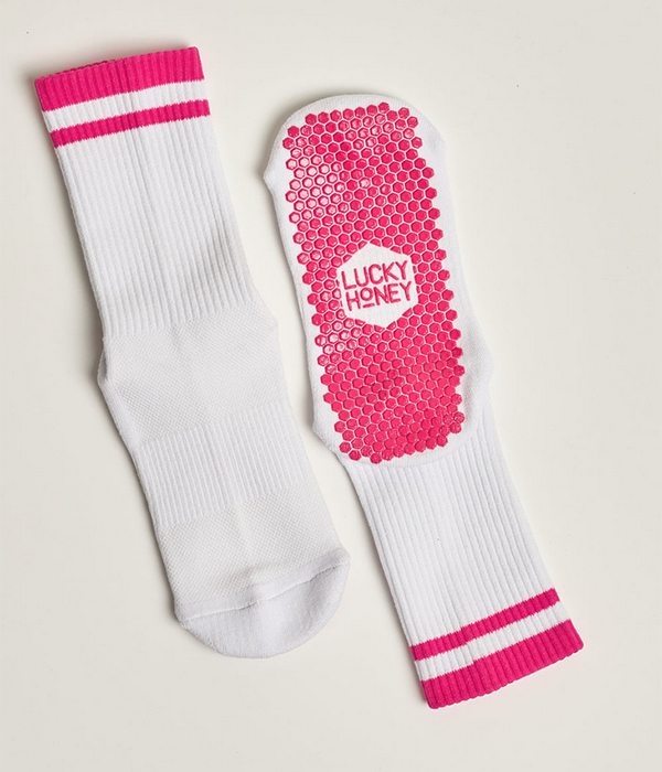 Womens The Koda Grip Sock in Hot Pink