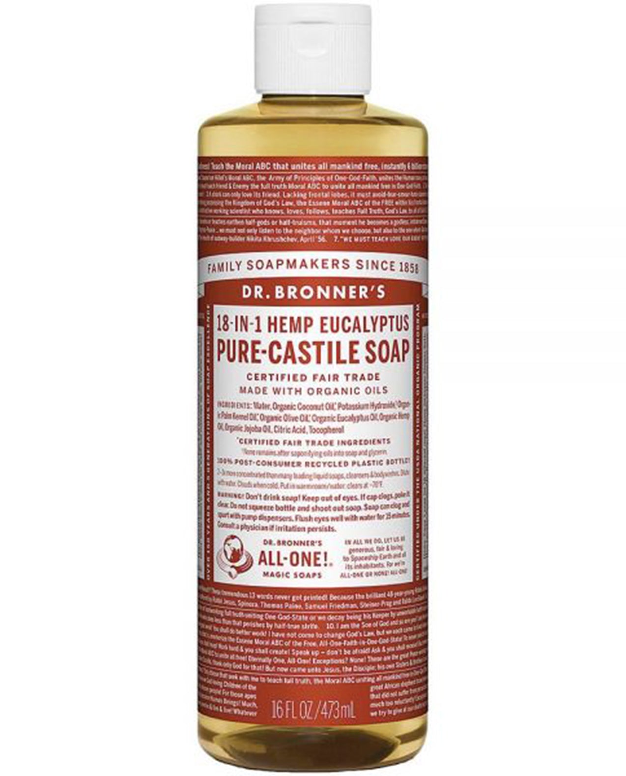 Dr. Bronners Eucalyptus 16 oz