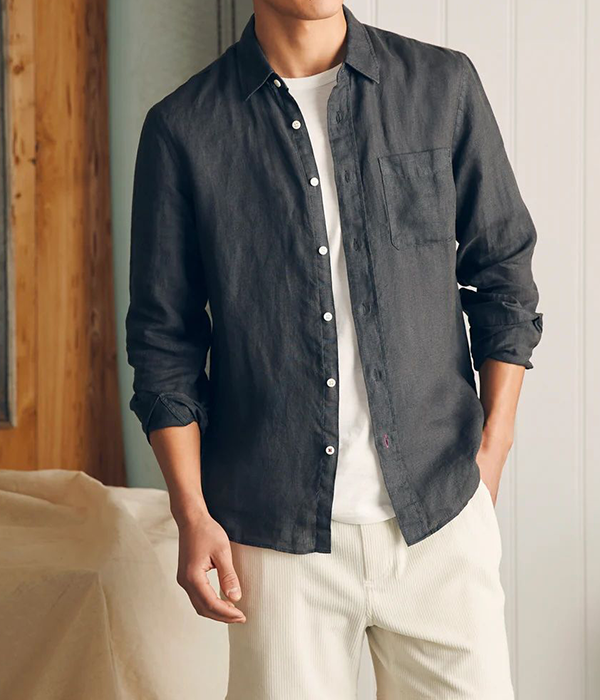 Mens Laguna Linen Shirt