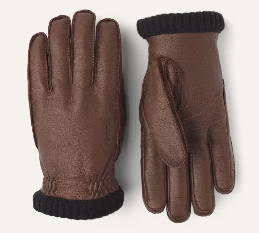 Deerskin Primaloft Ribbed Gloves