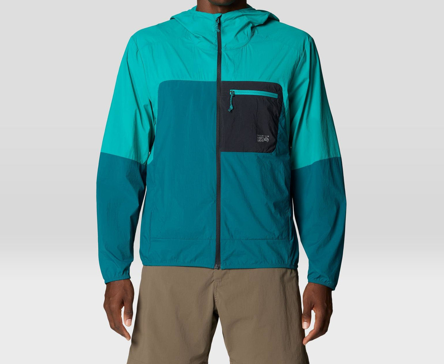 Mens Wind Veil Hooded Jacket