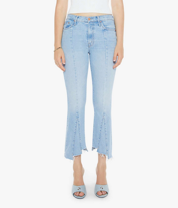 Womens Insider Crop Pointy Fray in Lets Get it Together
