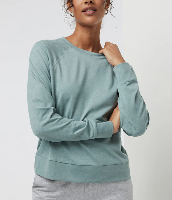 Womens L/S Halo Crew