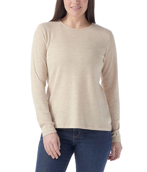Womens Thermal Merino Rib Crew