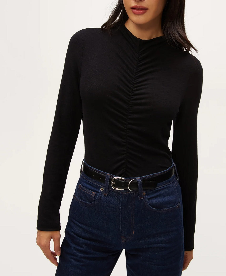 Womens Evelyn Ruched Top