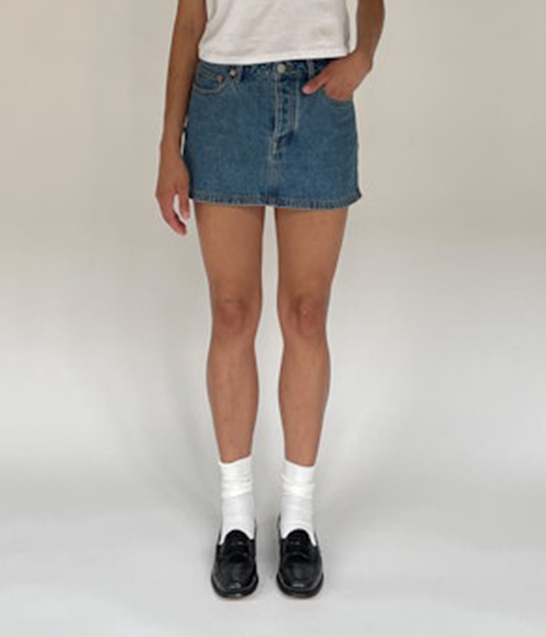Womens Holly Skirt in Classic Blue