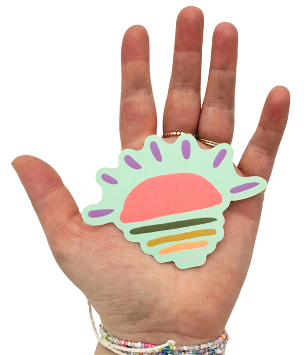 Lichen Sunset Sticker