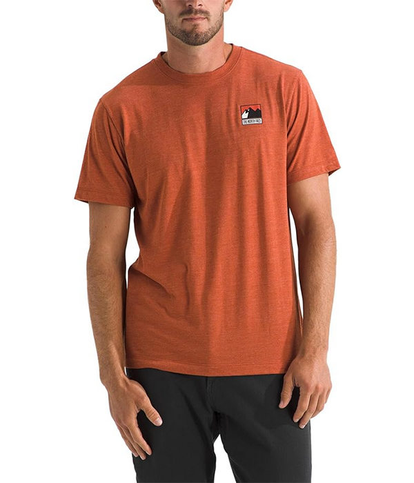 Mens Tri-Blend Mountain Logo Short-Sleeve Tee