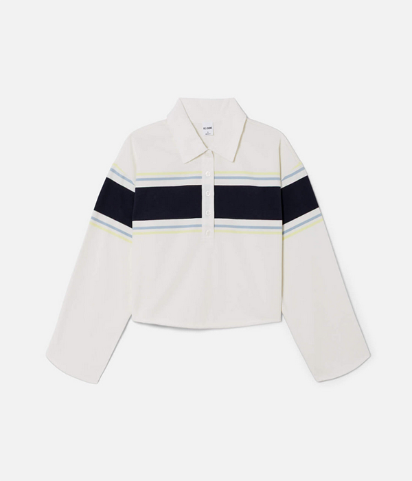 Womens Cut Off Rugby Polo