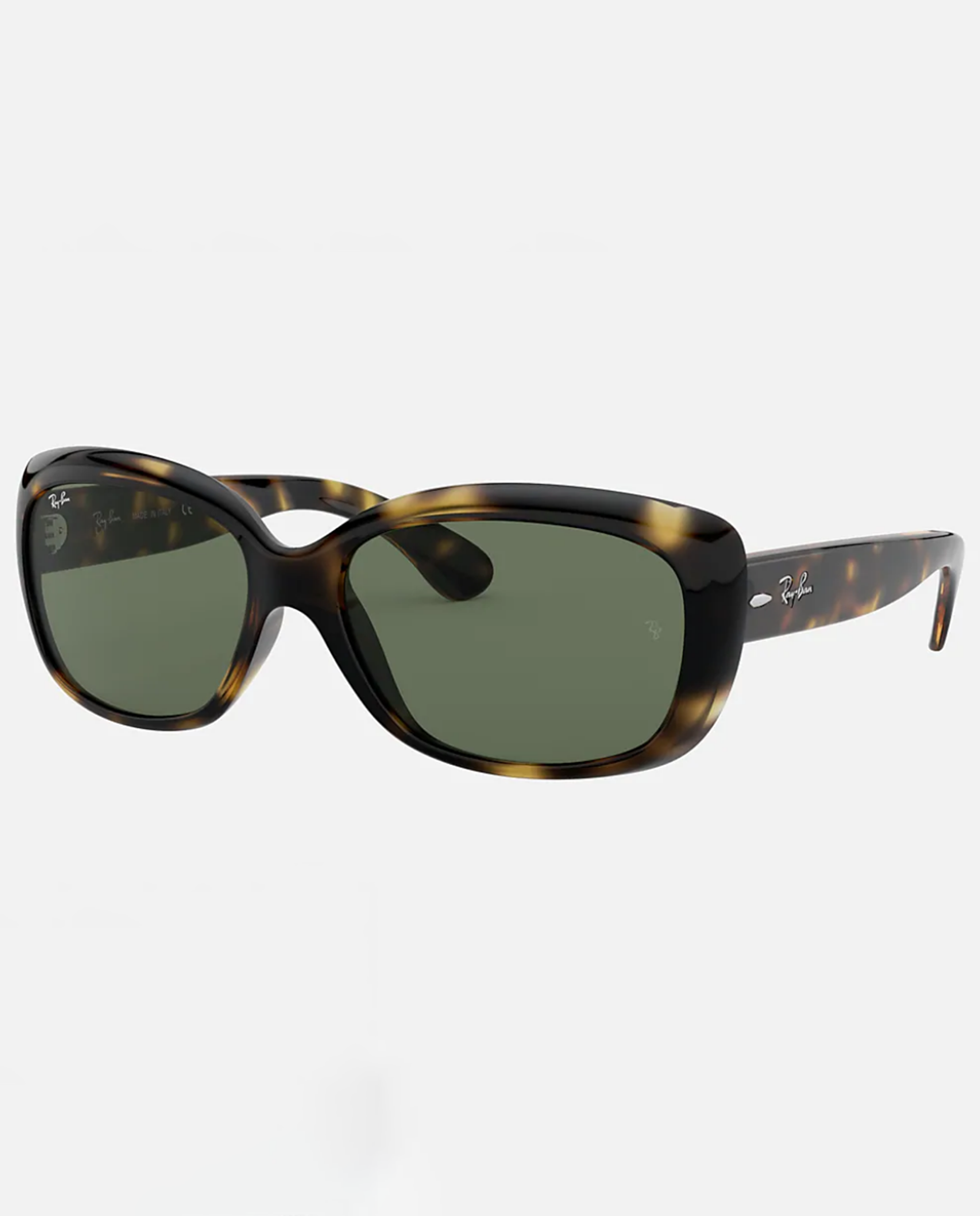 Jackie Ohh with Light Havana Frame and Dark Green Lens