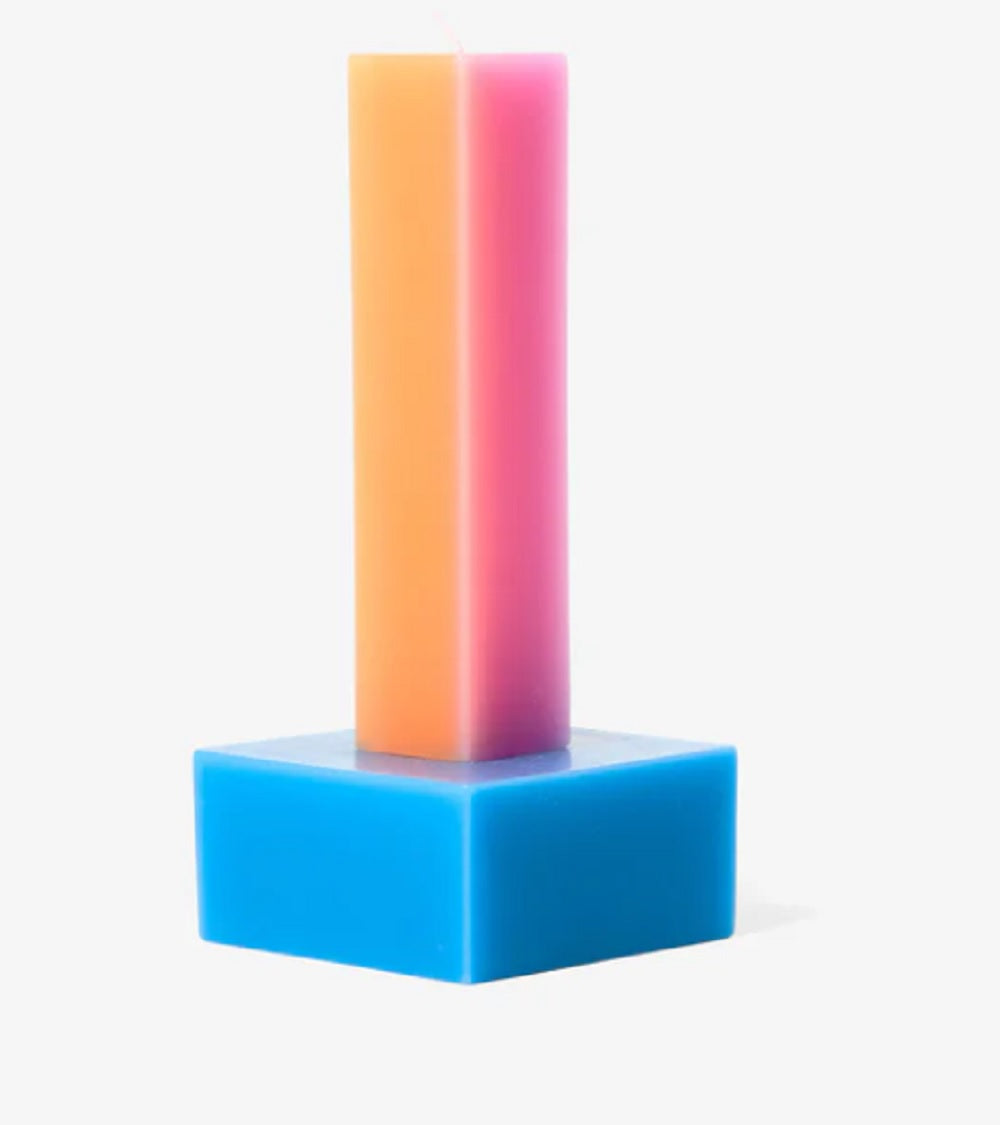 Happiness Candle 2 in Orange / Pink