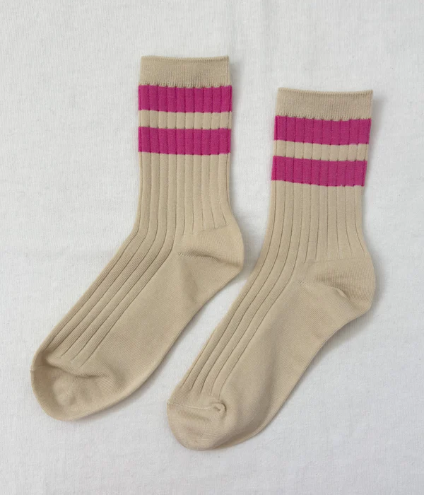 Le Bon Her Varsity Socks