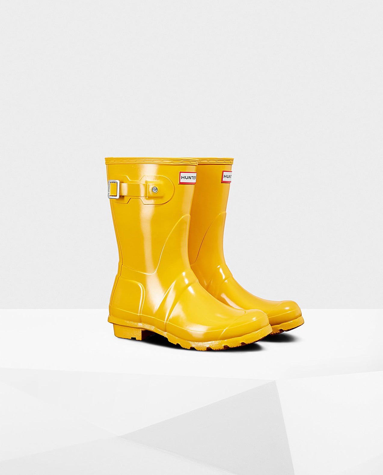 HUNTER BOOTS Womens Original Short - Glossy