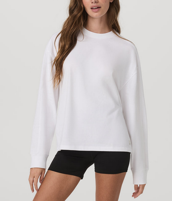 Womens L/S Heavyweight Cotton Tee