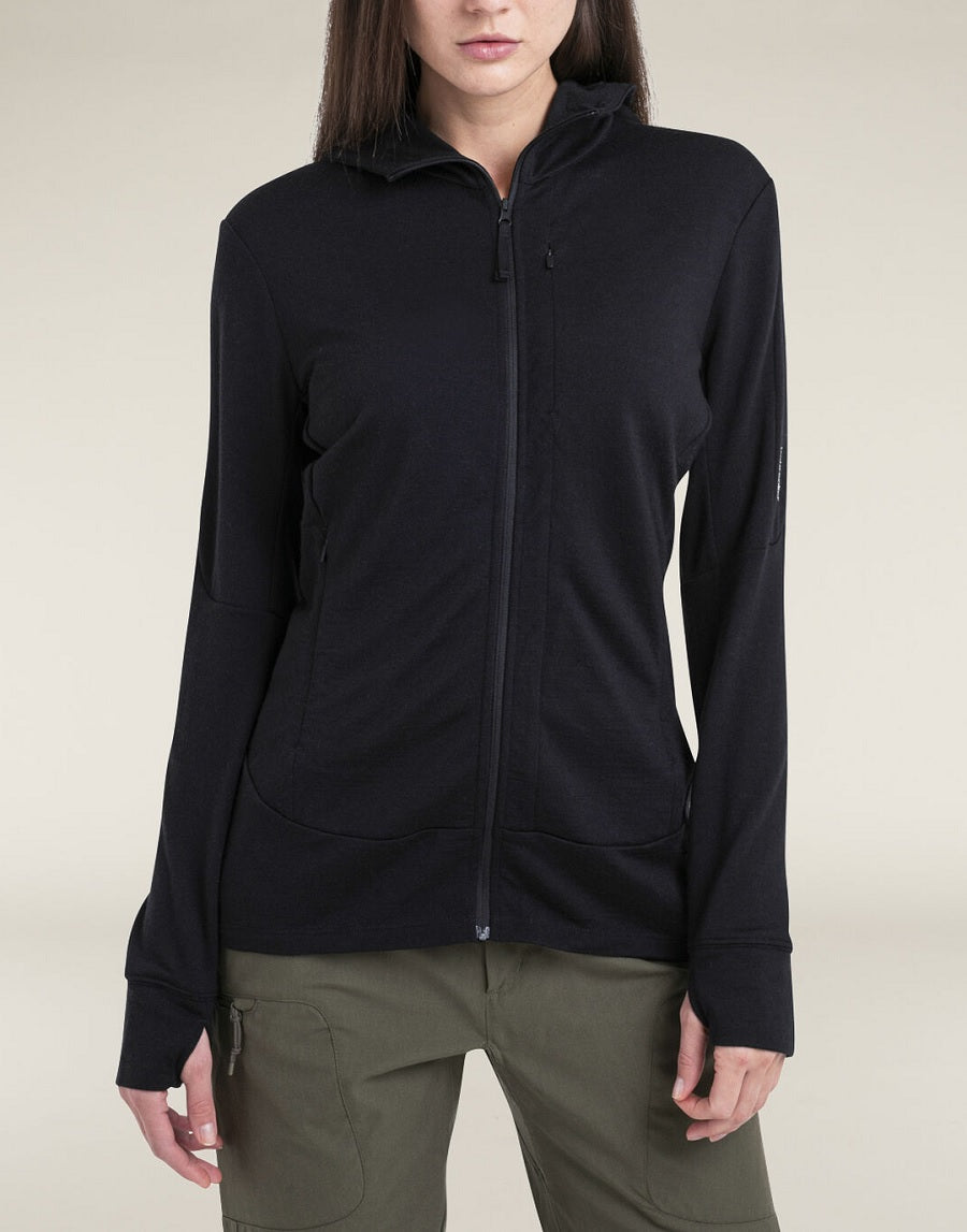 Womens Merino 260 Quantum LS Zip Hoodie