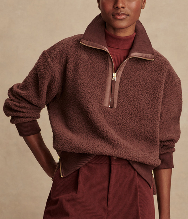 Womens Roselle Half Zip Fleece
