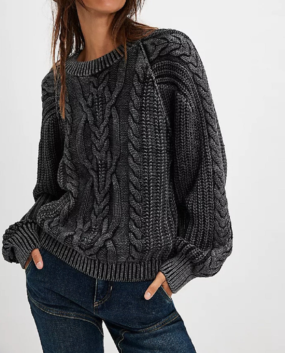 Womens Frankie Cable Sweater