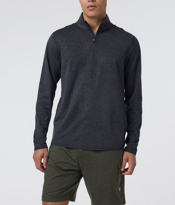 Mens Ponto 1/2 Zip Mock Neck