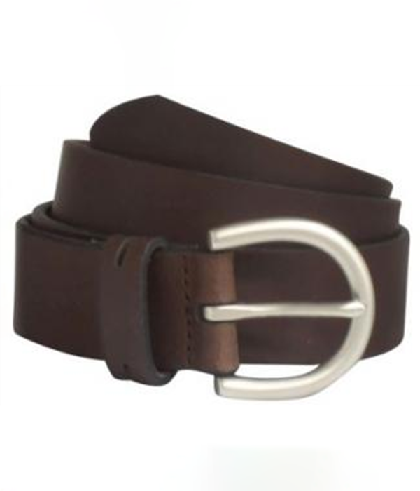 Ladies Brown Leather Belt