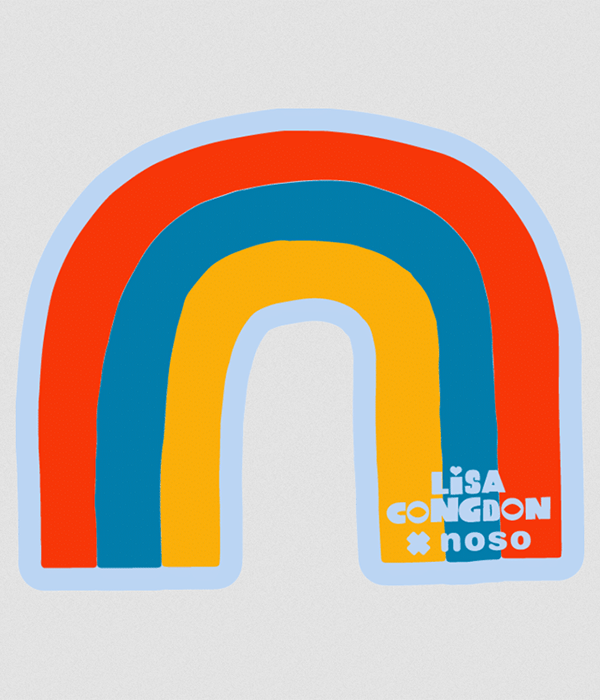 Noso x Lisa Congdon Rainbow Patch