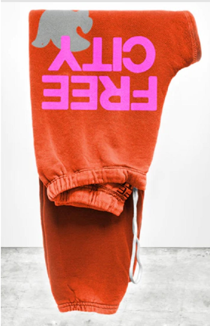 Womens Free City Large Sweatpant B