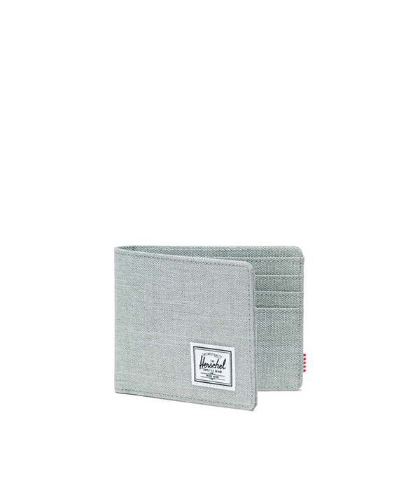 Roy Wallet in Iceberg Green Crosshatch