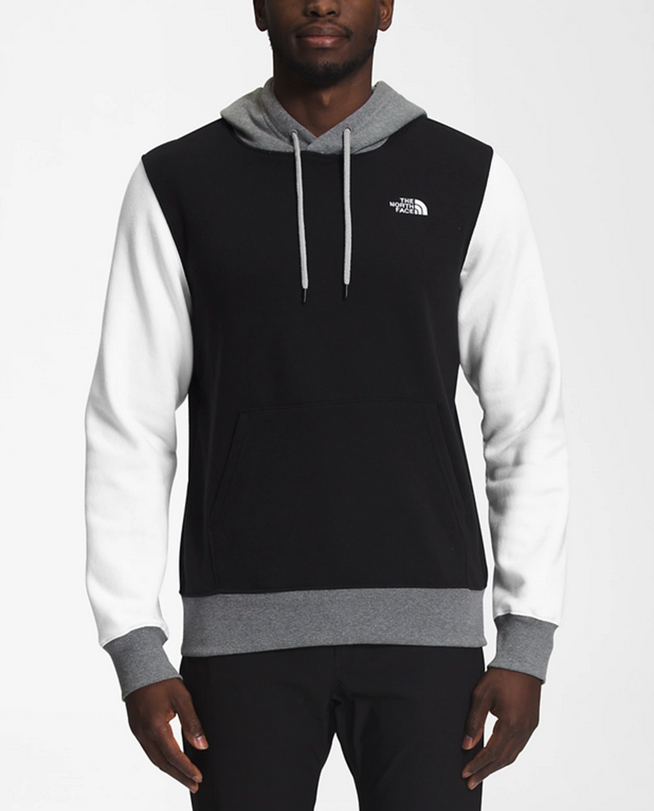 Mens Color Block Pullover Hoodie