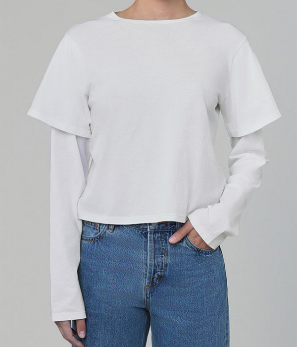 Womens 2Tee in Milk