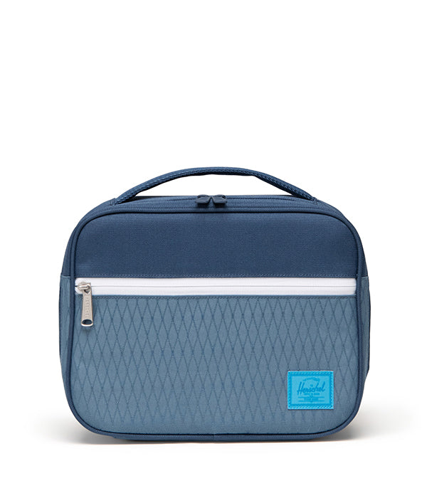 Pop Quiz Lunch Box in Bering Sea Diamond/ Dark Denim