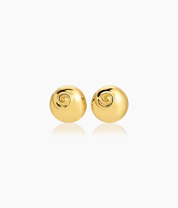 Womens Mare Earrings in Gold