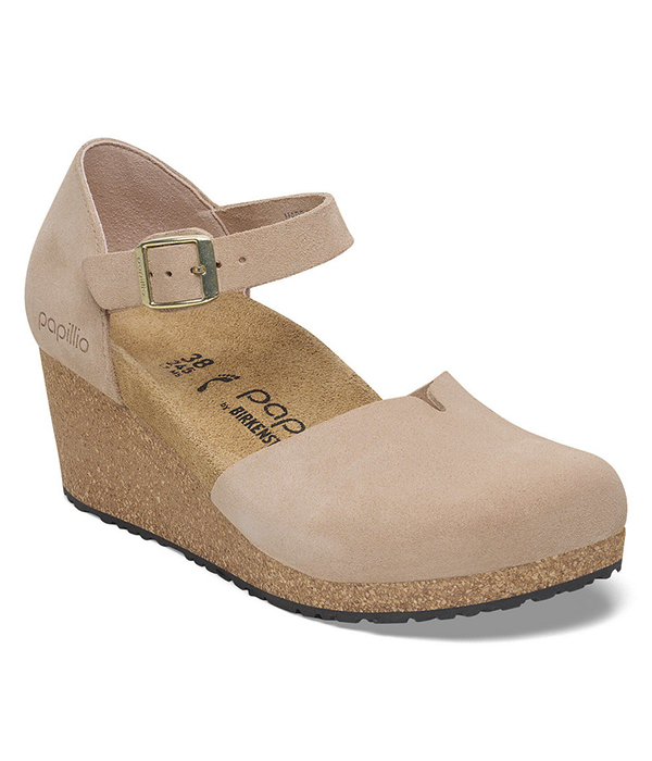 Womens Mary Suede Warm Sand Narrow