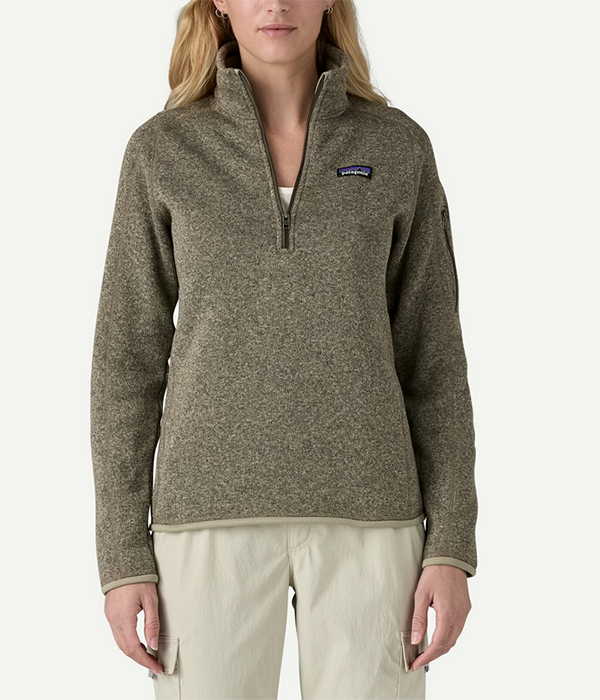 PATAGONIA Womens Better Sweater 1/4 Zip