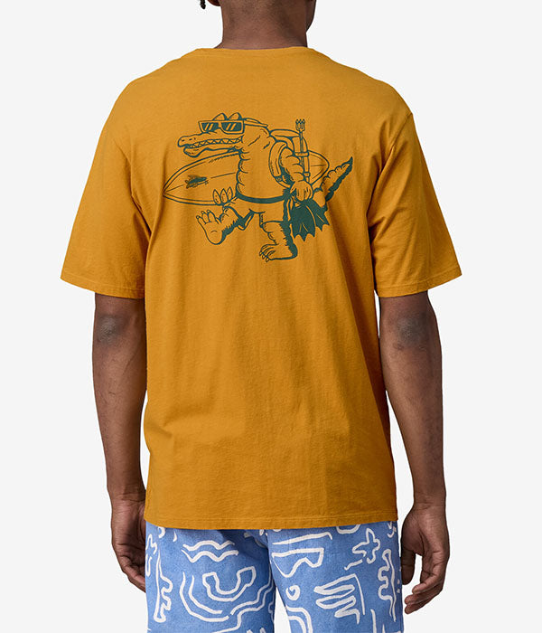 Mens Water People Organic Pocket T-Shirt