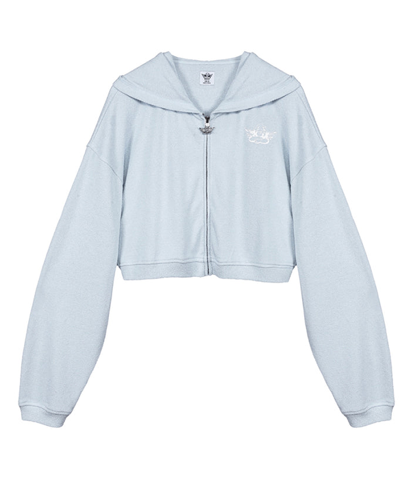 Womens Drivers License Alex Zip-Up in Blue