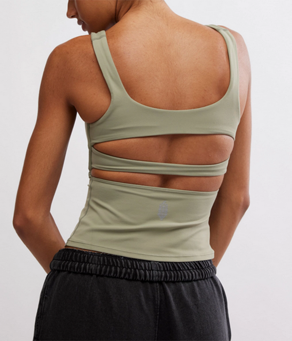 Womens Never Better Long Tank
