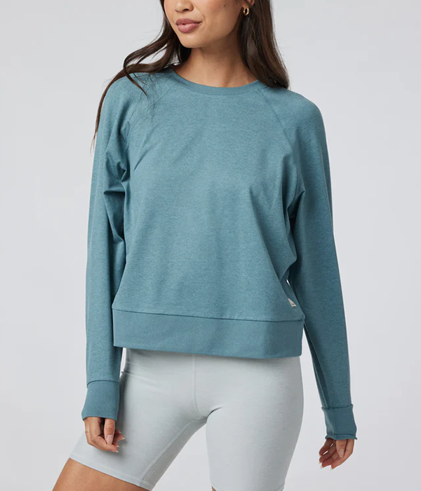 Womens L/S Halo Crew