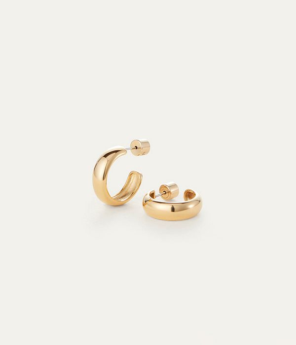 Womens Staple Hoops Small