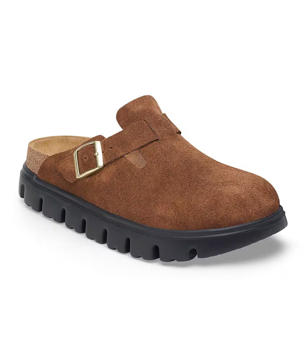 Womens Narrow Boston Ch Dark Tea Sd