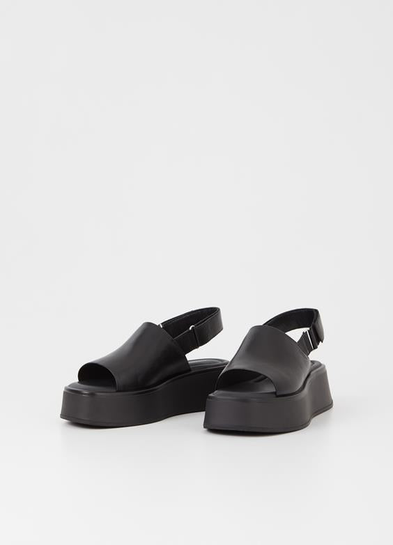 Womens Courtney Sandal in Black/Black