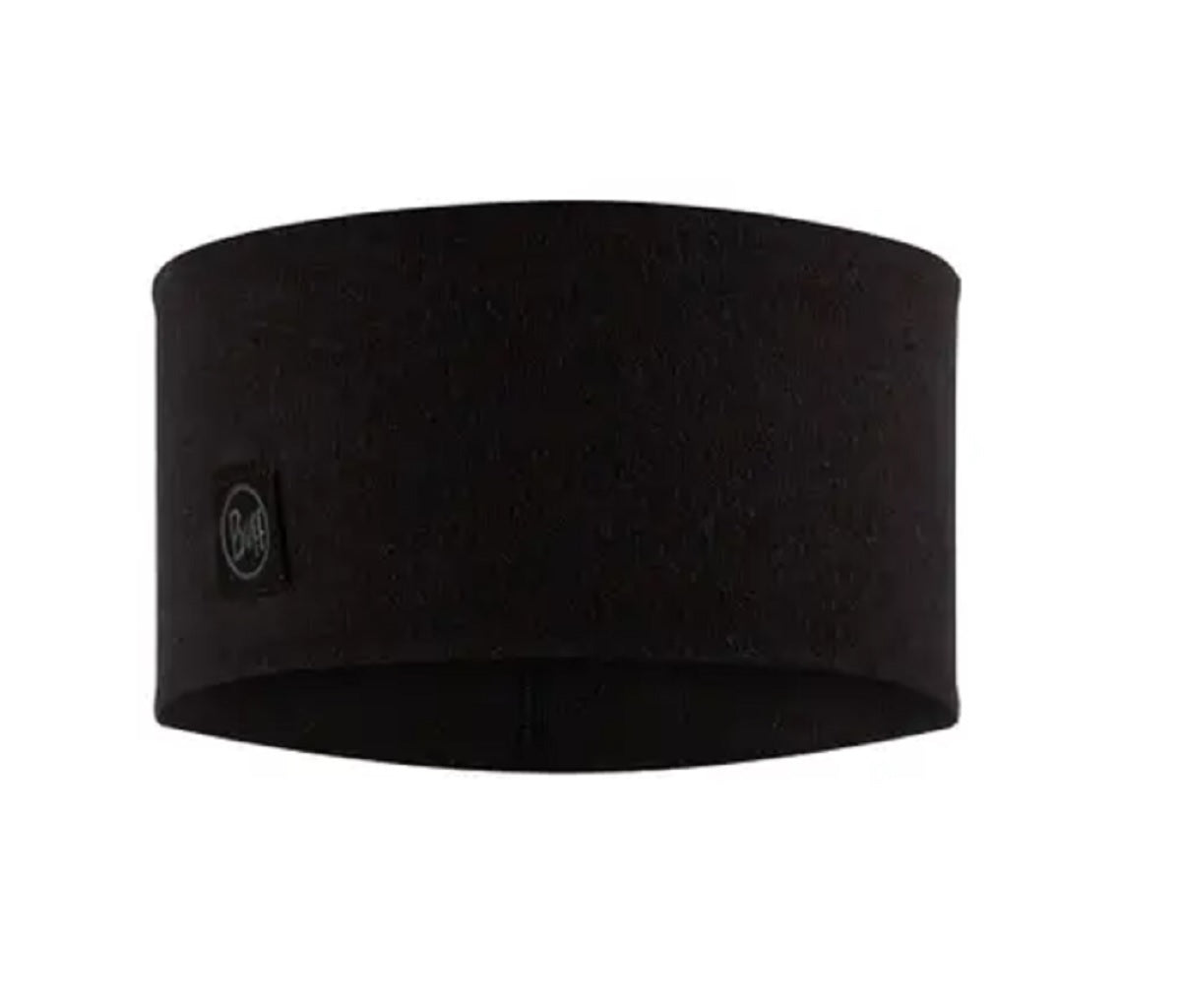 Merino Wide Headband Solid Adult in Black