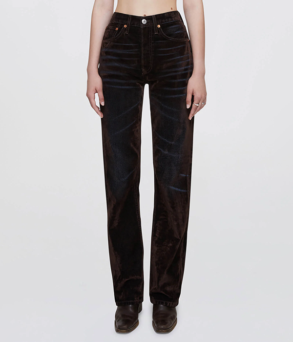 Womens 90s High Rise Loose