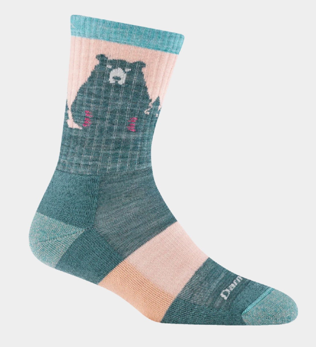 DARN TOUGH Bear Town Micro Crew Light Cushion