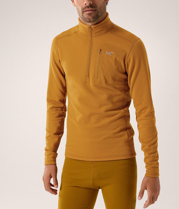 Mens Rho Heavyweight Zip Neck