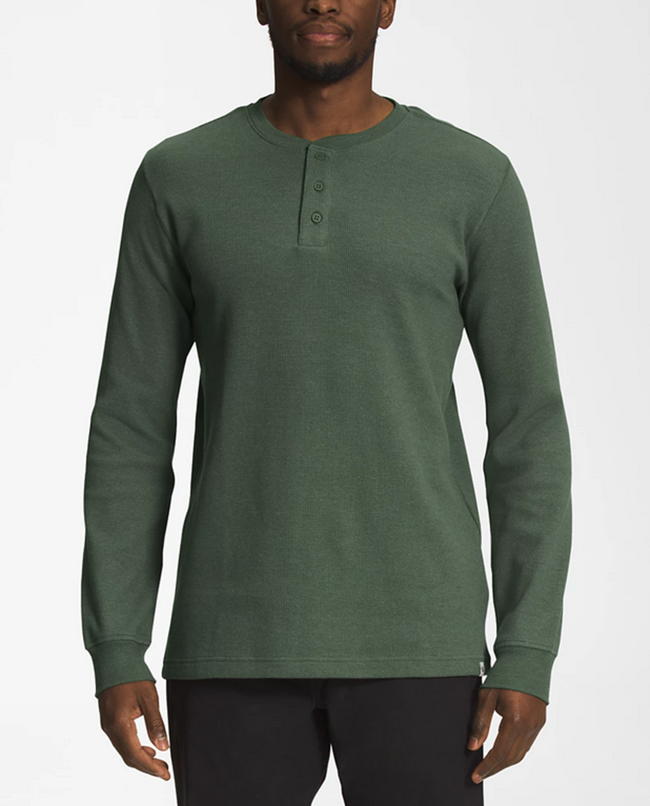 Mens Waffle L/S Henley F25