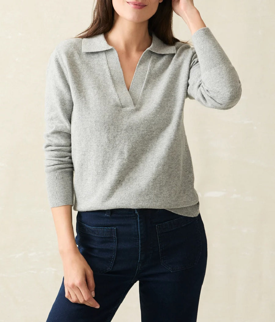 Womens Jackson Sweater Polo F24