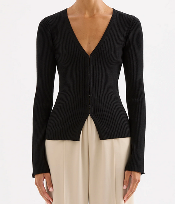 Womens Ettiene Knit Cardigan