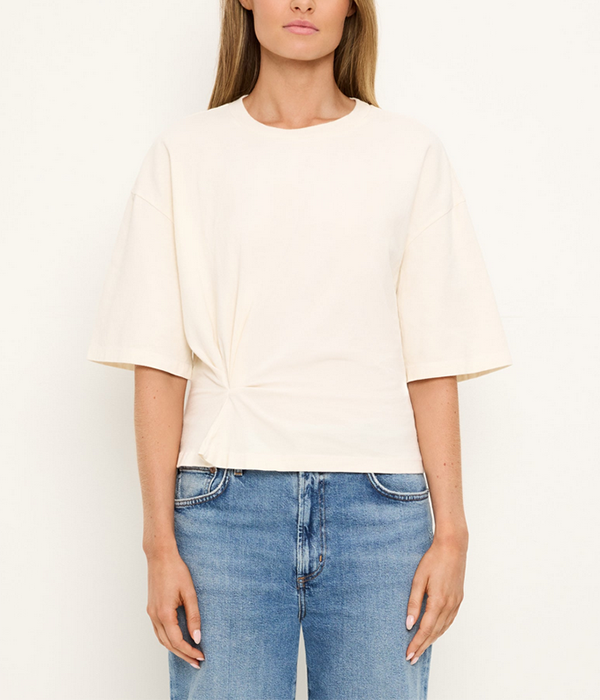 Womens Zinnia Side Pleated  Tee